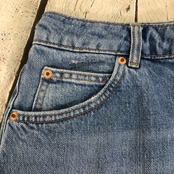 Size 10 Topshop Denim Jean Miniskirt NWT - Picture 8 of 12